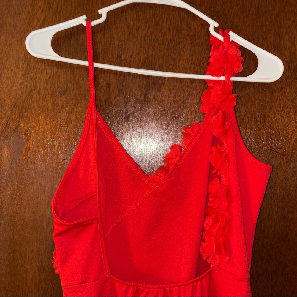 Red Mini Dress - Picture 4 of 7